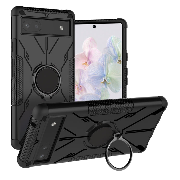 Armor Bear Custodia protettiva antiurto per PC + TPU con supporto per anello, For Motorola Moto G51 5G, For Nokia C30, For Nokia G10 / G20, For Nokia C10 / C20, For Google Pixel 6a, For Infinix Smart 6, For Samsung Galaxy A03s(EU)                      ...