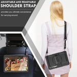 Custodia in silicone + tablet PC con tracolla, For Samsung Galaxy Tab S10 Ultra / S9 Ultra / S8 Ultra