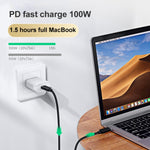 Cavo USB-C Thunderbolt 4 PD 100W 0.5m 1m 2m