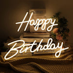 Lampada al neon decorativa a LED per feste di buon compleanno