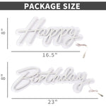 Lampada al neon decorativa a LED per feste di buon compleanno