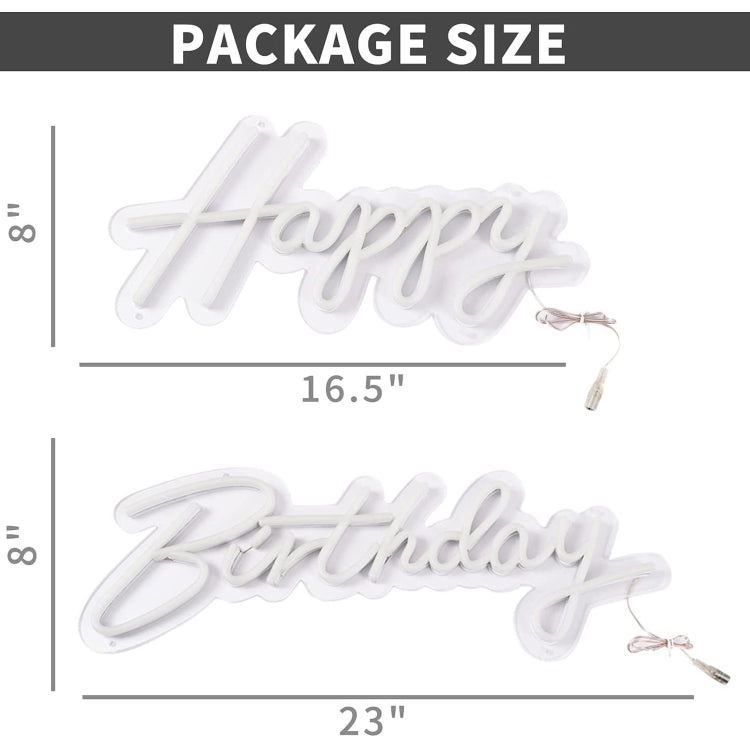 Lampada al neon decorativa a LED per feste di buon compleanno
