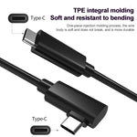 Cavo USB-C 3.2 Gen1 a gomito per Oculus Quest 1/2 3m