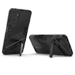 Punk Armor PC + Custodia per telefono in TPU con supporto, For OPPO A36 4G (China) / Realme 9i