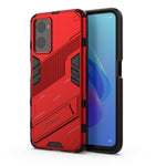 Punk Armor PC + Custodia per telefono in TPU con supporto, For OPPO A36 4G (China) / Realme 9i