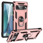 Custodia protettiva antiurto in TPU + PC con supporto girevole a 360 gradi, For Google Pixel 6A, For Google Pixel 7 Pro