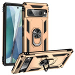 Custodia protettiva antiurto in TPU + PC con supporto girevole a 360 gradi, For Google Pixel 6A, For Google Pixel 7 Pro