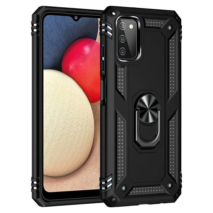 Custodia per telefono antiurto in TPU + PC con supporto, For Samsung Galaxy A03s US Version, For Samsung Galaxy A23