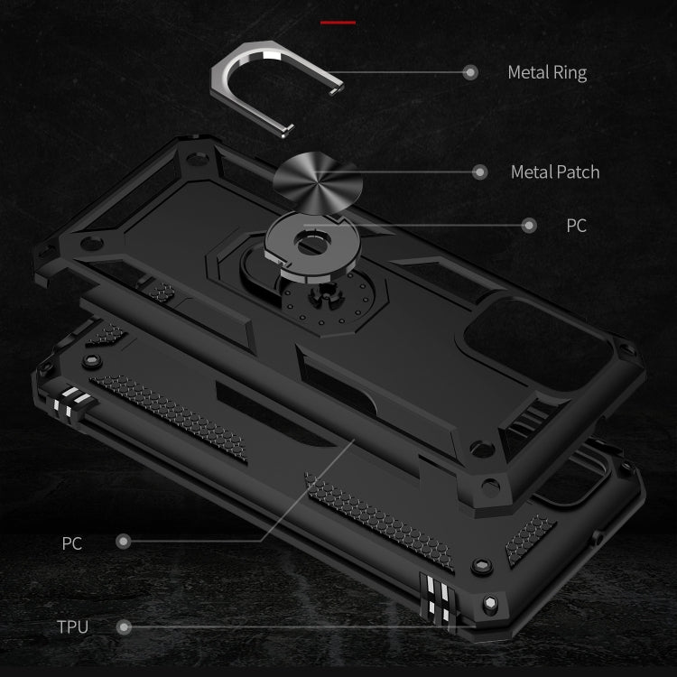 Custodia per telefono antiurto in TPU + PC con supporto, For Samsung Galaxy A03s US Version, For Samsung Galaxy A23