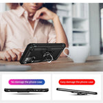 Custodia per telefono antiurto in TPU + PC con supporto, For Samsung Galaxy A03s US Version, For Samsung Galaxy A23