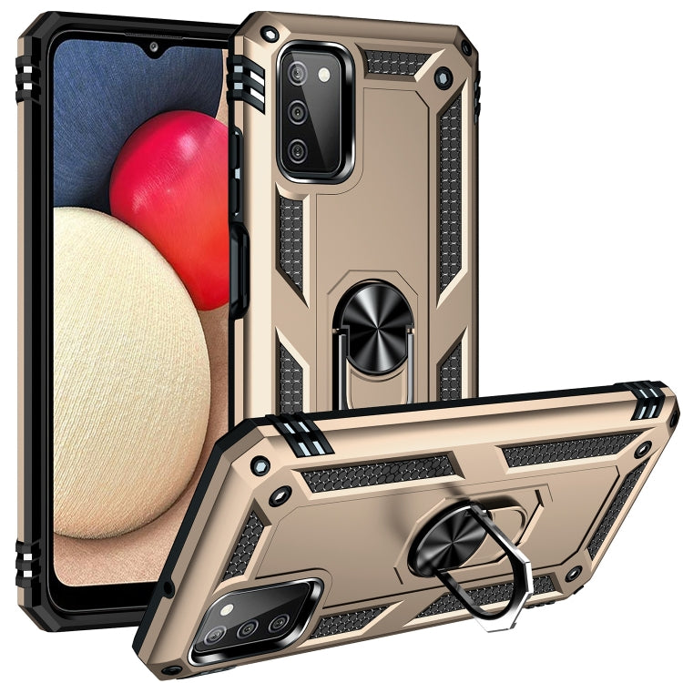 Custodia per telefono antiurto in TPU + PC con supporto, For Samsung Galaxy A03s US Version, For Samsung Galaxy A23