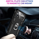Custodia per telefono antiurto in TPU + PC con supporto girevole a 360 gradi, For Xiaomi Poco X4 Pro 5G