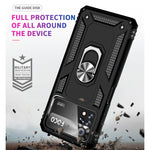 Custodia per telefono antiurto in TPU + PC con supporto girevole a 360 gradi, For Xiaomi Poco X4 Pro 5G