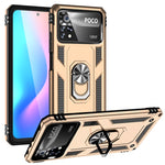 Custodia per telefono antiurto in TPU + PC con supporto girevole a 360 gradi, For Xiaomi Poco X4 Pro 5G