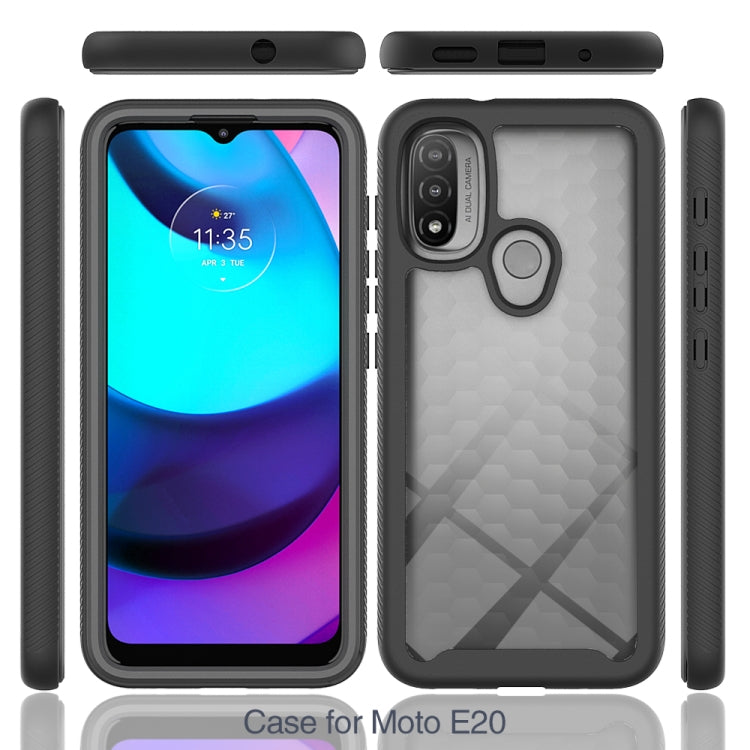 Custodia per telefono Starry Sky tinta unita serie PC + TPU con pellicola in PET, For Motorola Moto E20, For Motorola Moto G60S, For Motorola Moto G71 5G, For Motorola Moto G200 5G