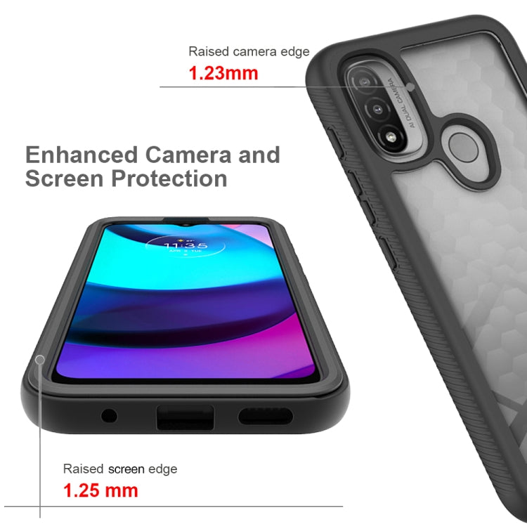 Custodia per telefono Starry Sky tinta unita serie PC + TPU con pellicola in PET, For Motorola Moto E20, For Motorola Moto G60S, For Motorola Moto G71 5G, For Motorola Moto G200 5G