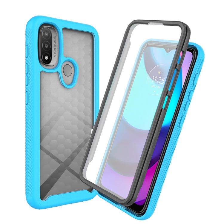 Custodia per telefono Starry Sky tinta unita serie PC + TPU con pellicola in PET, For Motorola Moto E20, For Motorola Moto G60S, For Motorola Moto G71 5G, For Motorola Moto G200 5G