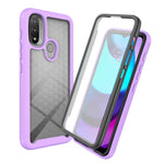 Custodia per telefono Starry Sky tinta unita serie PC + TPU con pellicola in PET, For Motorola Moto E20, For Motorola Moto G60S, For Motorola Moto G71 5G, For Motorola Moto G200 5G