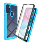 Custodia per telefono Starry Sky tinta unita serie PC + TPU con pellicola in PET, For Motorola Moto E20, For Motorola Moto G60S, For Motorola Moto G71 5G, For Motorola Moto G200 5G