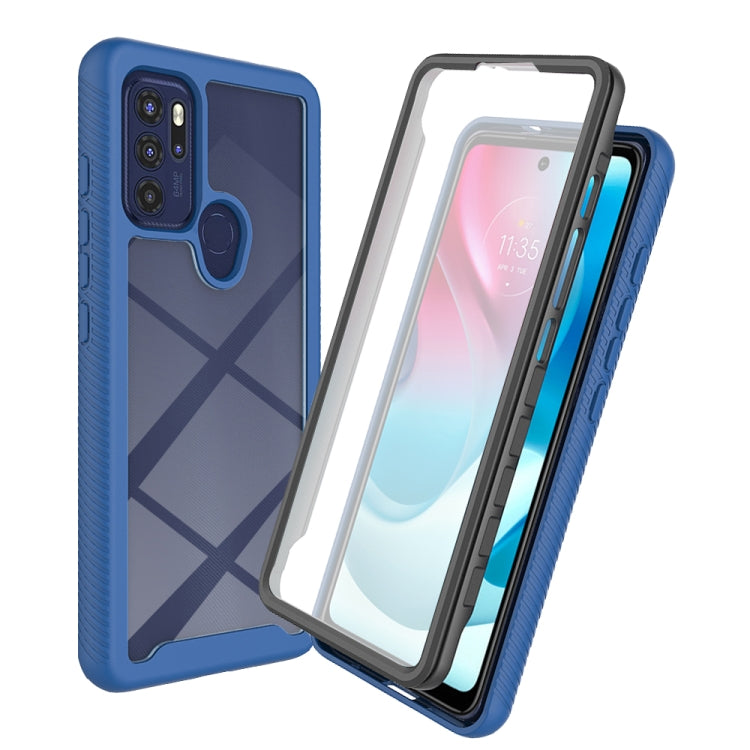 Custodia per telefono Starry Sky tinta unita serie PC + TPU con pellicola in PET, For Motorola Moto E20, For Motorola Moto G60S, For Motorola Moto G71 5G, For Motorola Moto G200 5G
