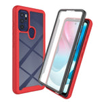 Custodia per telefono Starry Sky tinta unita serie PC + TPU con pellicola in PET, For Motorola Moto E20, For Motorola Moto G60S, For Motorola Moto G71 5G, For Motorola Moto G200 5G
