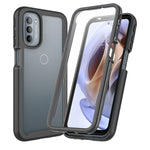 Custodia per telefono Starry Sky tinta unita serie PC + TPU con pellicola in PET, For Motorola Moto E20, For Motorola Moto G60S, For Motorola Moto G71 5G, For Motorola Moto G200 5G
