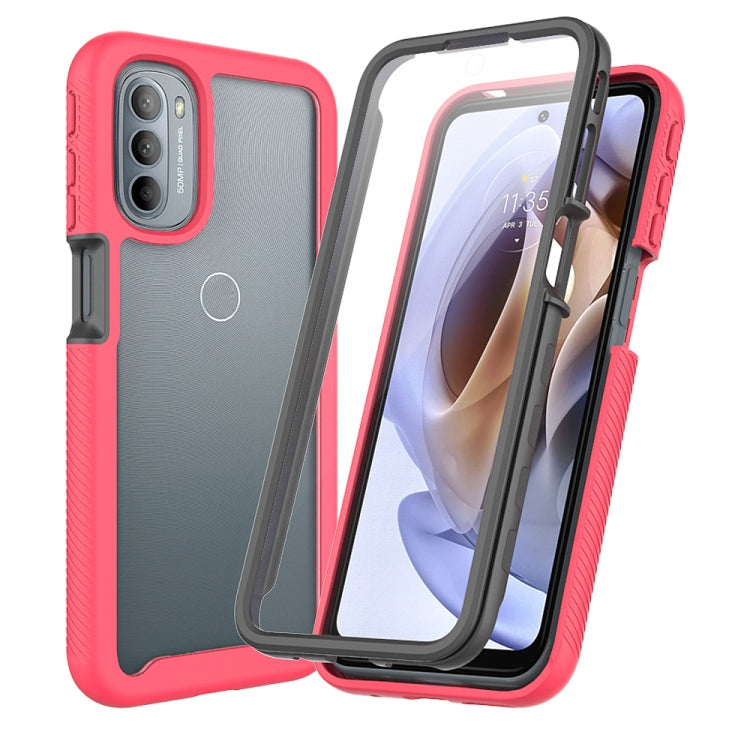 Custodia per telefono Starry Sky tinta unita serie PC + TPU con pellicola in PET, For Motorola Moto E20, For Motorola Moto G60S, For Motorola Moto G71 5G, For Motorola Moto G200 5G