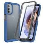Custodia per telefono Starry Sky tinta unita serie PC + TPU con pellicola in PET, For Motorola Moto E20, For Motorola Moto G60S, For Motorola Moto G71 5G, For Motorola Moto G200 5G