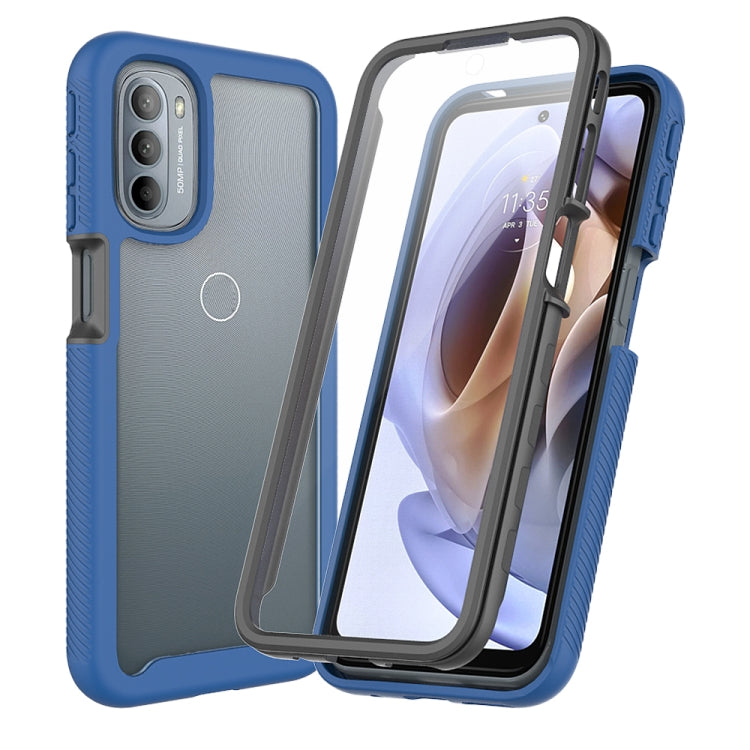 Custodia per telefono Starry Sky tinta unita serie PC + TPU con pellicola in PET, For Motorola Moto E20, For Motorola Moto G60S, For Motorola Moto G71 5G, For Motorola Moto G200 5G