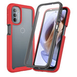 Custodia per telefono Starry Sky tinta unita serie PC + TPU con pellicola in PET, For Motorola Moto E20, For Motorola Moto G60S, For Motorola Moto G71 5G, For Motorola Moto G200 5G