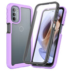 Custodia per telefono Starry Sky tinta unita serie PC + TPU con pellicola in PET, For Motorola Moto E20, For Motorola Moto G60S, For Motorola Moto G71 5G, For Motorola Moto G200 5G