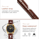 OLEVS 6898 Orologio al quarzo impermeabile con doppio calendario da donna
