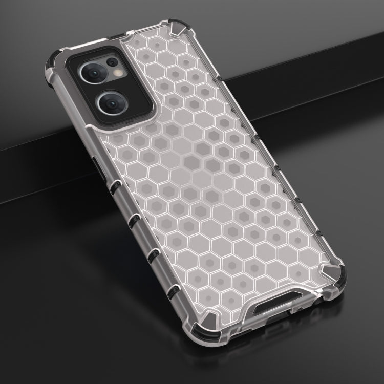 PC a nido d'ape antiurto + custodia per telefono in TPU, For OPPO Reno7 5G Global / Find X5 Lite