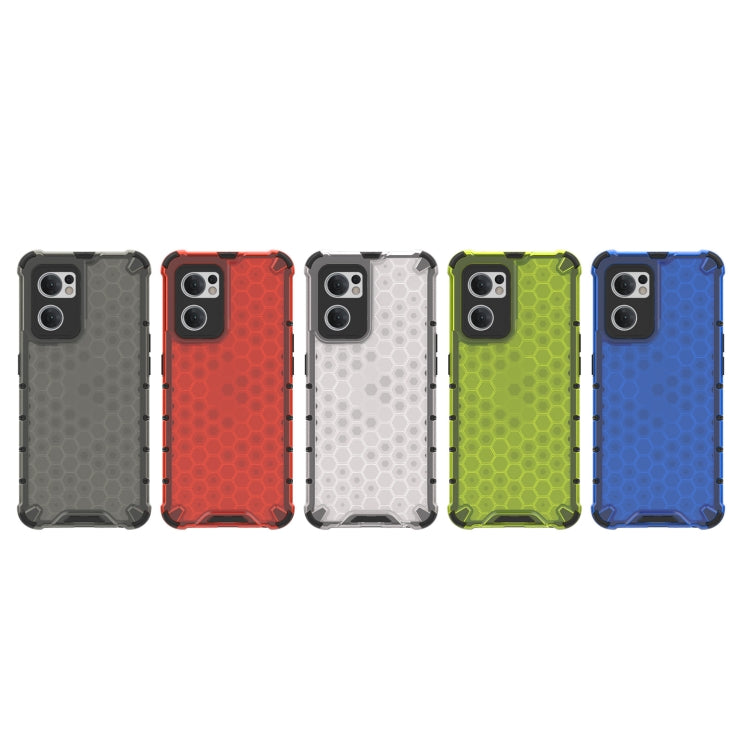 PC a nido d'ape antiurto + custodia per telefono in TPU, For OPPO Reno7 5G Global / Find X5 Lite