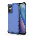 PC a nido d'ape antiurto + custodia per telefono in TPU, For OPPO Reno7 5G Global / Find X5 Lite