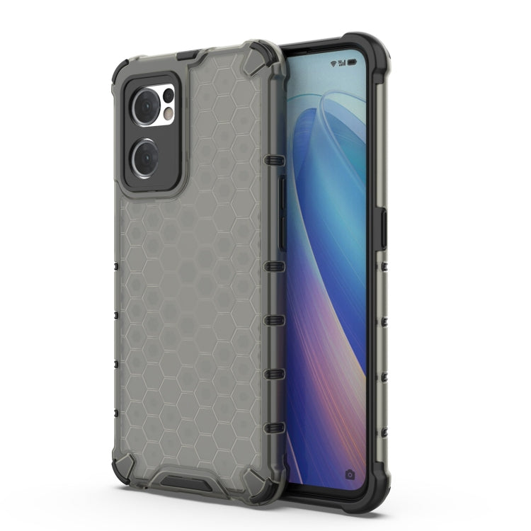 PC a nido d'ape antiurto + custodia per telefono in TPU, For OPPO Reno7 5G Global / Find X5 Lite