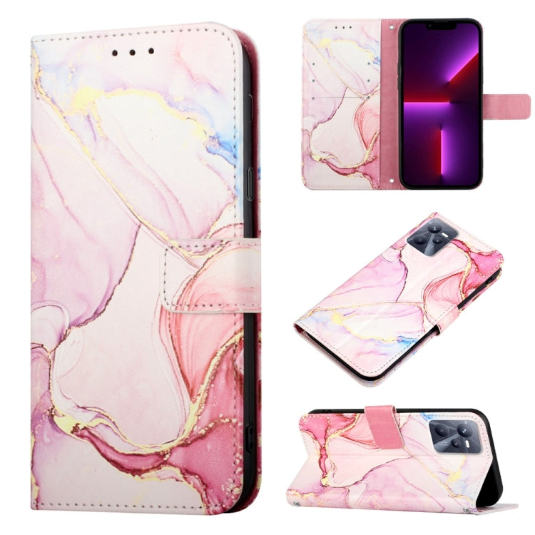 Cassa del telefono di cuoio di vibrazione del modello di marmo PT003, For Nokia G21 / G11, For OPPO Realme C35, For OPPO Realme GT2 Pro, For Infinix Hot 11 Play / Hot 10 Play, For OPPO Reno7 5G Foreign Version
