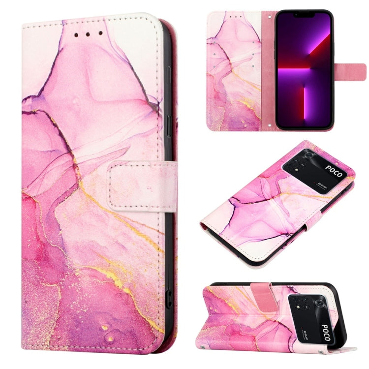 Cassa del telefono di cuoio di vibrazione del modello di marmo PT003, For Google Pixel 7, For Xiaomi Redmi K50, For Xiaomi Redmi K50 Pro, For Xiaomi Poco M4 Pro 4G