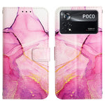 Cassa del telefono di cuoio di vibrazione del modello di marmo PT003, For Xiaomi Poco X4 Pro 5G, For Samsung Galaxy S21 5G, For Samsung Galaxy S21+ 5G, For Samsung Galaxy S22 Ultra 5G