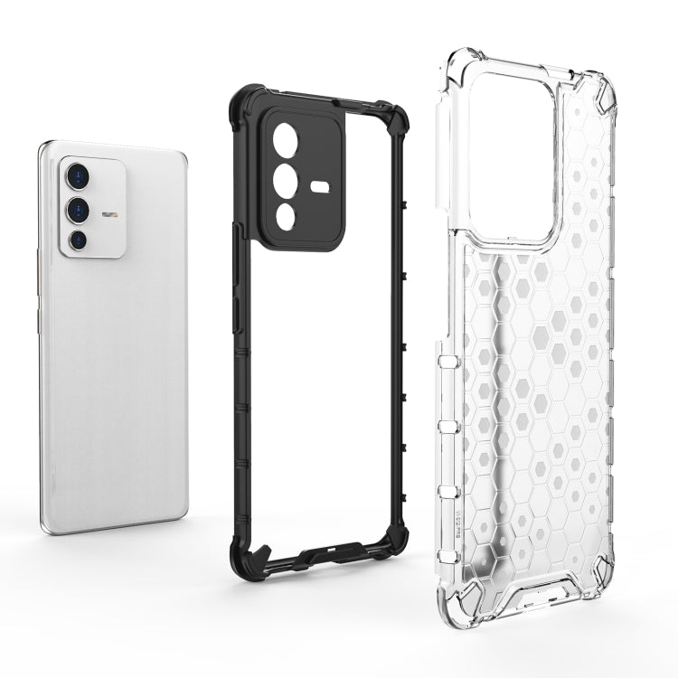PC a nido d'ape antiurto + custodia per telefono in TPU, For vivo S12 Pro, For vivo S12 / V23 5G, For vivo iQOO 9, For OnePlus Nord N20 5G, For OnePlus Nord CE 2 5G