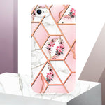 Custodia TPU con motivo floreale per iPhone SE 2022/2020