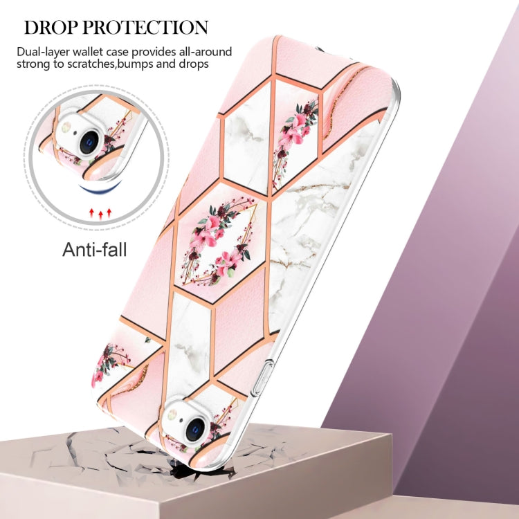 Custodia TPU con motivo floreale per iPhone SE 2022/2020