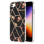 Custodia TPU con motivo floreale per iPhone SE 2022/2020