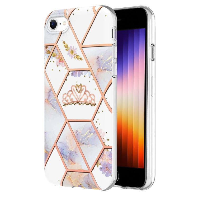 Custodia TPU con motivo floreale per iPhone SE 2022/2020