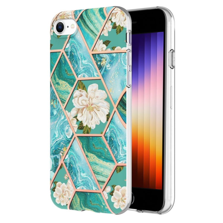 Custodia TPU con motivo floreale per iPhone SE 2022/2020