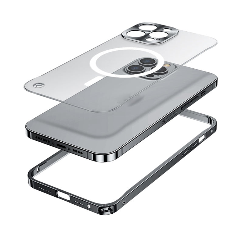Custodia magnetica smerigliata per iPhone 13 mini