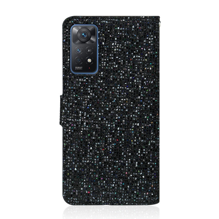 Custodia per telefono in pelle glitterata, For Xiaomi Redmi Note 11 Pro International, For Xiaomi Redmi Note 11 International