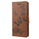 Custodia per cellulare in pelle flip orizzontale goffrata farfalla, For Motorola Moto G22, For Nokia G21
