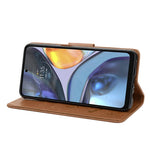 Custodia per cellulare in pelle flip orizzontale goffrata farfalla, For Motorola Moto G22, For Nokia G21