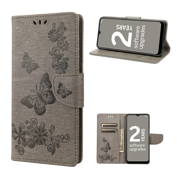 Custodia per cellulare in pelle flip orizzontale goffrata farfalla, For Motorola Moto G22, For Nokia G21